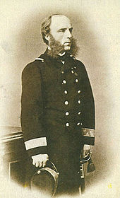 Il comandante della flotta austriaca a Lissa, contrammiraglio Wilhelm von Tegetthoff.